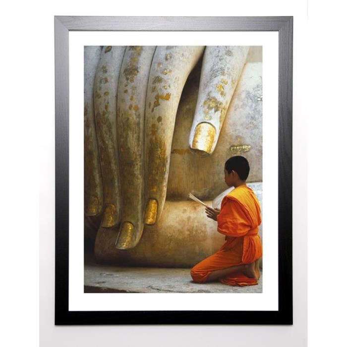 SITTON Image encadrée The Hand of Buddha 67x87 cm Multicolore