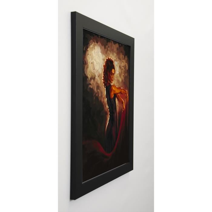 SPAIN Image encadrée Cordoba - 47x57 cm - Rouge