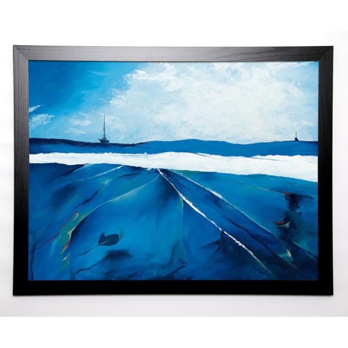 TAIT Image encadrée Incandescent Seascape 67x87 cm Bleu