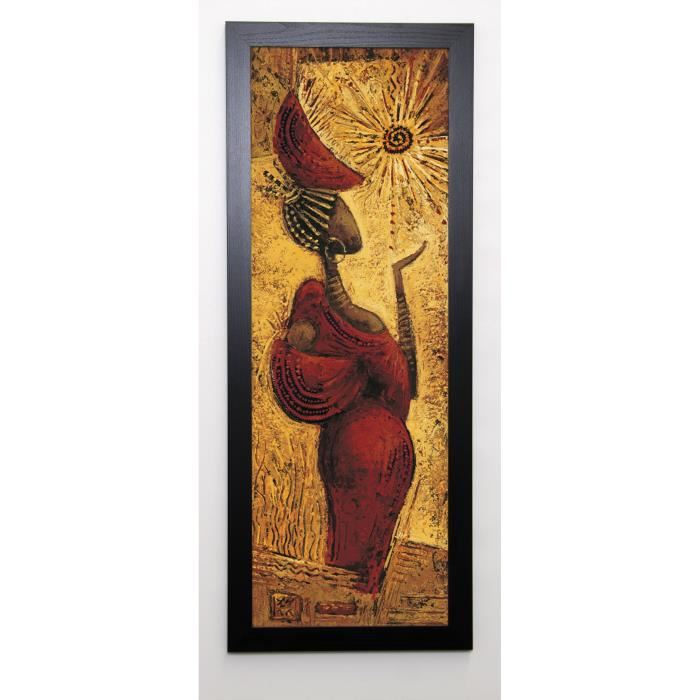 VITAL ISABELLE Image encadrée Respire 40x102 cm Jaune