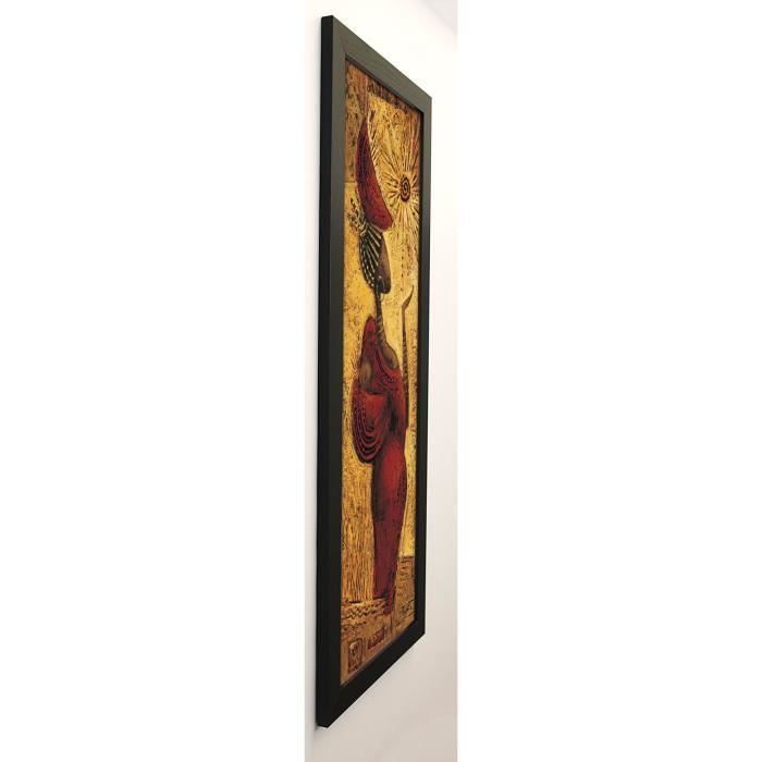 VITAL ISABELLE Image encadrée Respire 40x102 cm Jaune