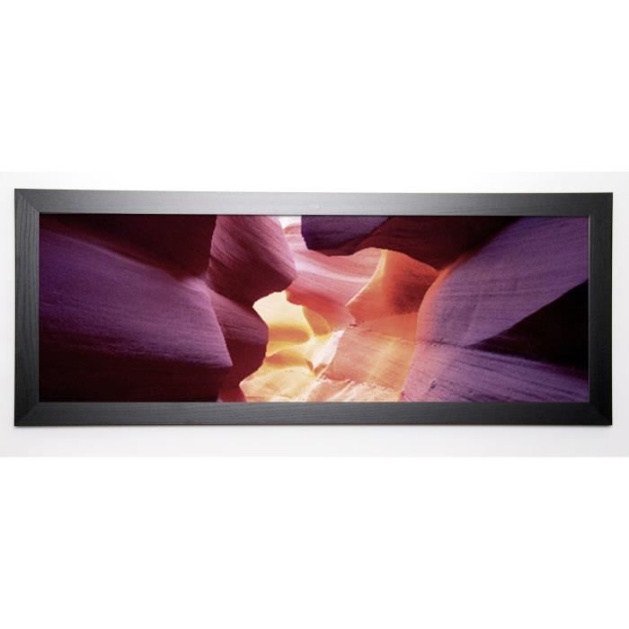 WARREN Image encadrée Antelope Canyon 40x102 cm Violet