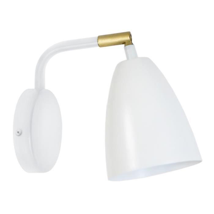 Applique Olof - Métal blanc - E14 40W