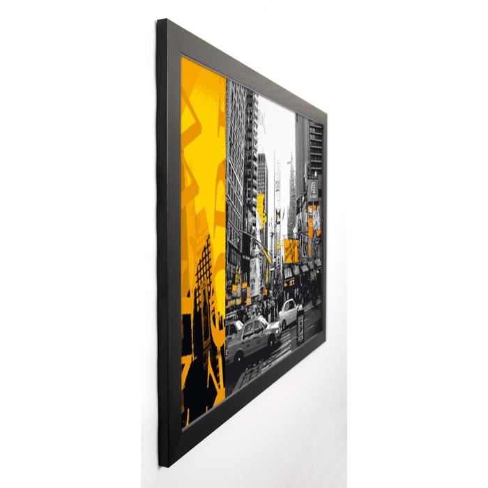 WOODS Image encadrée NYC Yellow 67x87 cm Jaune