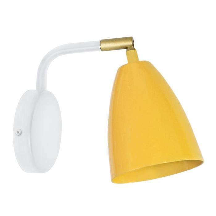 Applique Olof - Métal jaune foncé - E14 40W