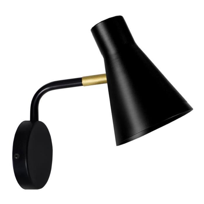 Applique Funnel - Métal noir - E14 40W