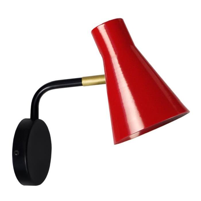 Applique Funnel - Métal rouge - E14 40W