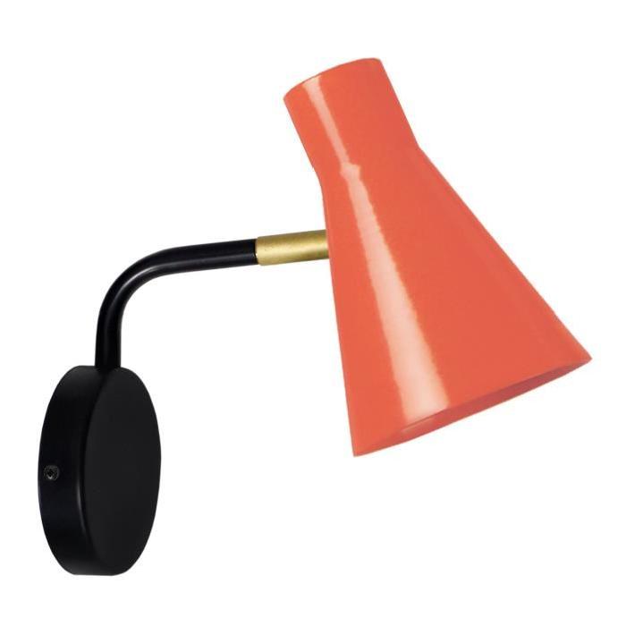 Applique Funnel - Métal orange pastel - E14 40W