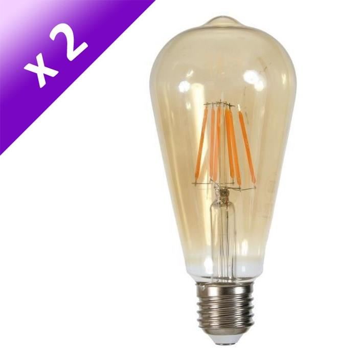 Lot de 2 Ampoules LED E27 5 W équivalent a 40 W blanc neutre