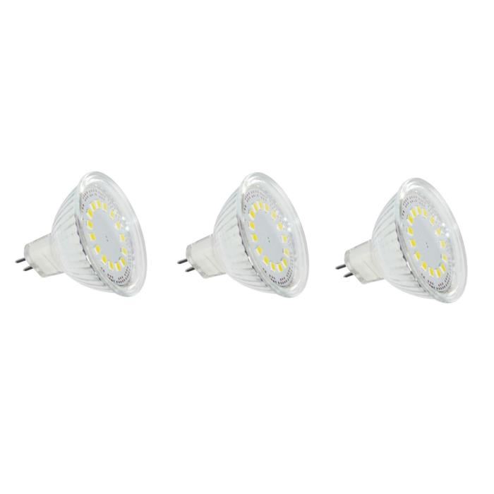 MACADAM LIGHTING Lot de 3 ampoules spot LED GU5,3 4 W 300 lm