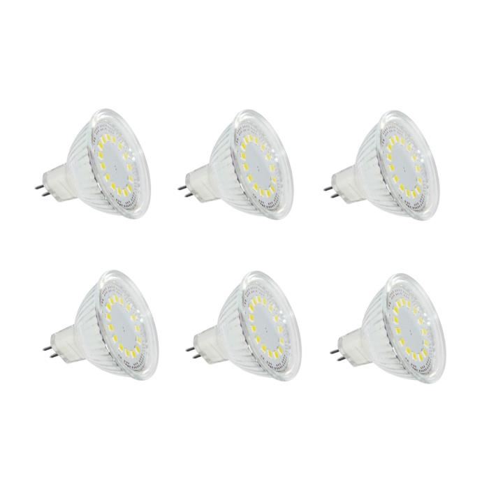 MACADAM LIGHTING Lot de 6 ampoules spot LED GU5,3 4 W 300 lm