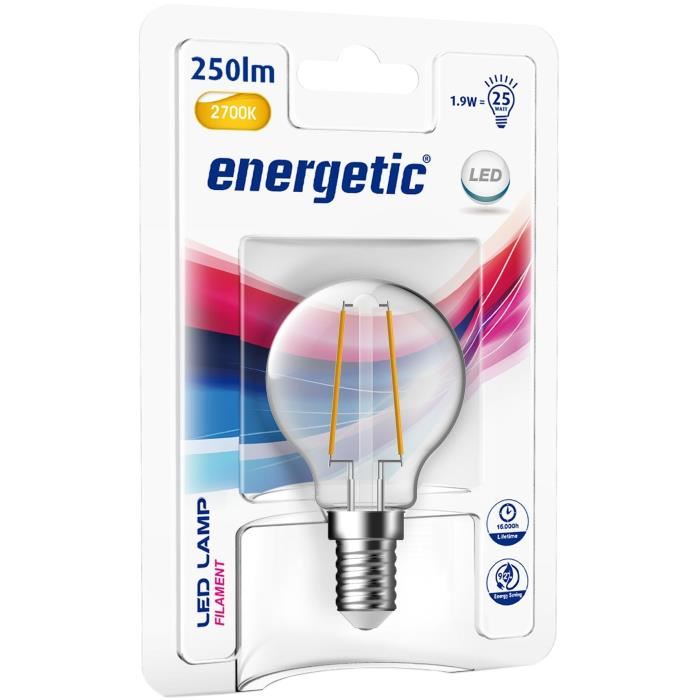 Filament Mini Globe E14 Equiv 25W