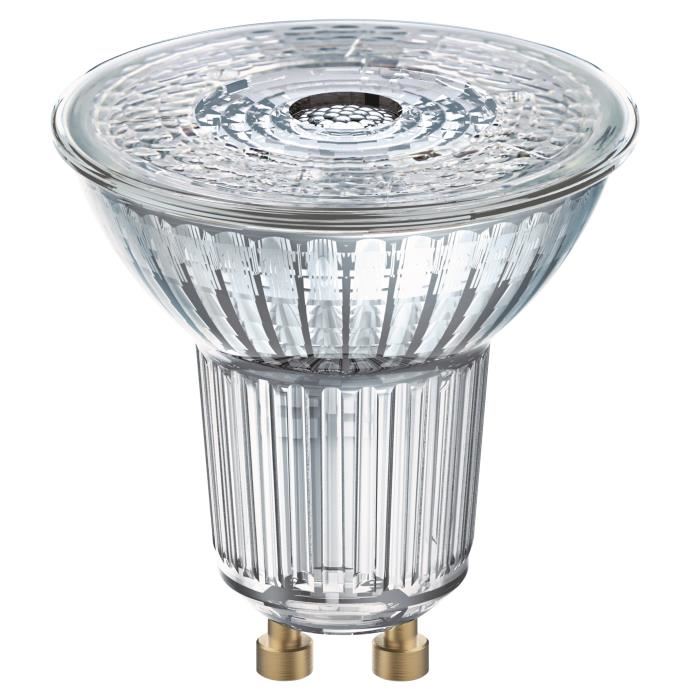 OSRAM Ampoule Spot LED PAR16 GU10 7,2 W équivalent a 80 W blanc froid dimmable