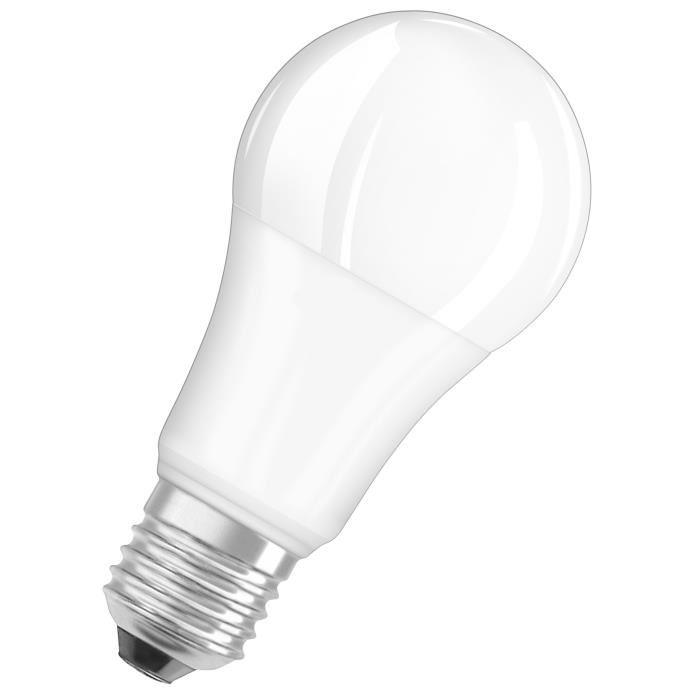 OSRAM Ampoule LED E27 standard dépolie 14,5 W équivalent a 100 W blanc chaud dimmable