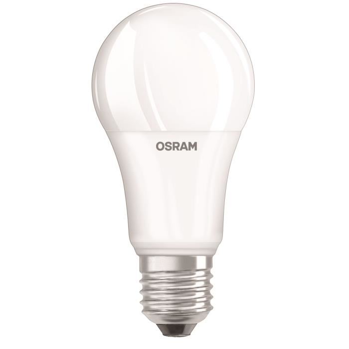 OSRAM Ampoule LED E27 standard dépolie 14,5 W équivalent a 100 W blanc chaud dimmable