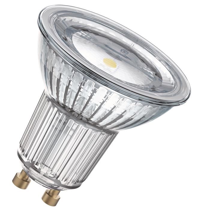 OSRAM Ampoule Spot LED PAR16 GU10 4,3 W équivalent a 50 W blanc froid