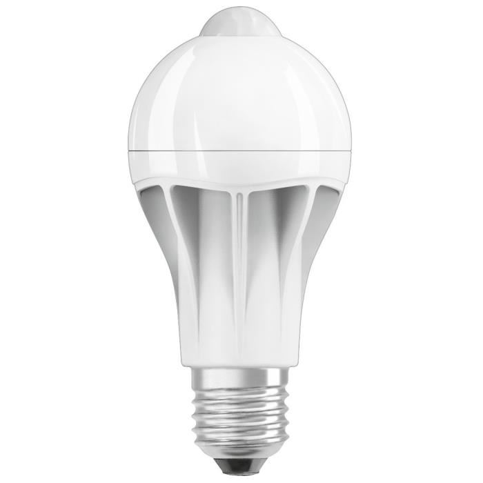 OSRAM Ampoule LED Star + Motion Sensor E27 standard 11,5 W équivalent a 75 W blanc chaud