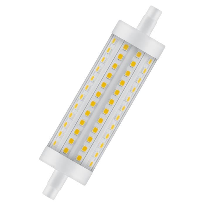 OSRAM Ampoule crayon LED 118 mm R7S 15 W équivalent a 125 W blanc chaud