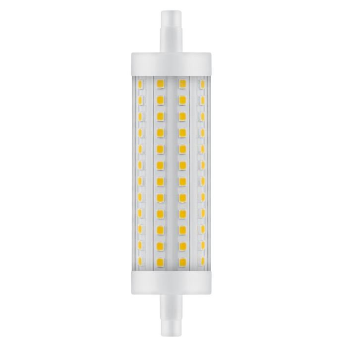 OSRAM Ampoule crayon LED 118 mm R7S 15 W équivalent a 125 W blanc chaud