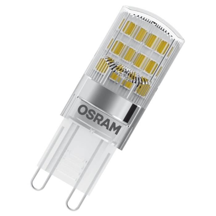 OSRAM Ampoule capsule LED G9 claire 1,9 W équivalent a 20 W blanc chaud