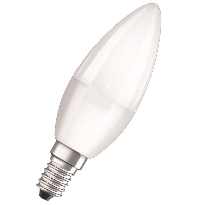 OSRAM Ampoule LED Star + Active&Relax E14 flamme 5 W équivalent a 40 W blanc chaud ou froid