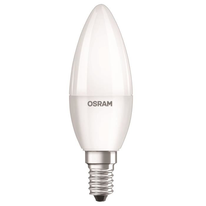 OSRAM Ampoule LED Star + Active&Relax E14 flamme 5 W équivalent a 40 W blanc chaud ou froid