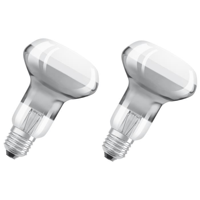 OSRAM Lot de 2 Ampoules Spots LED R63 E27 2,8 W équivalent a 19 W blanc chaud