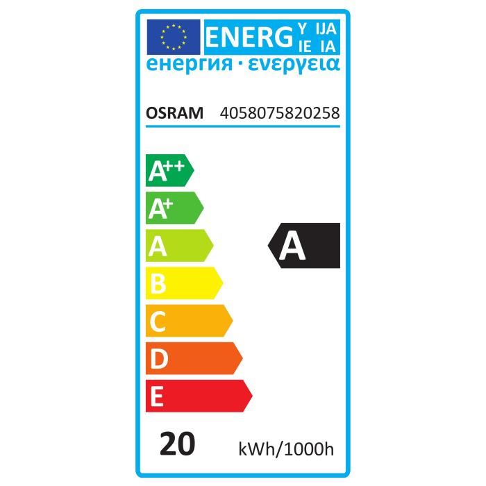 OSRAM Ampoule tube LED 120 cm G13 16,2 W équivalent a 40 W blanc chaud dimmable