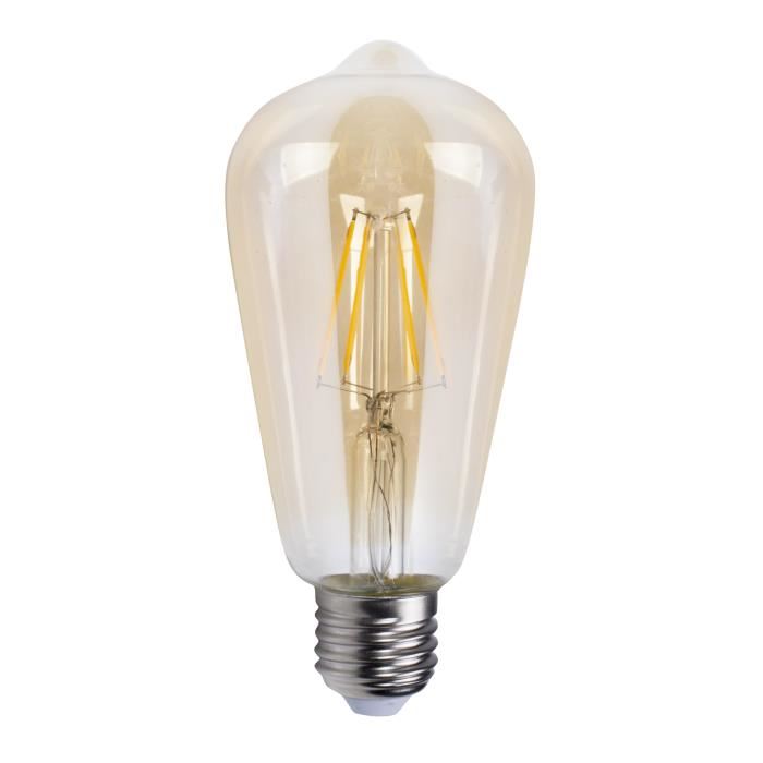 XQ-Lite Ampoule bulle LED ST24 E27 XQ1574G 4 W équivalent a 30 W blanc extra chaleureux