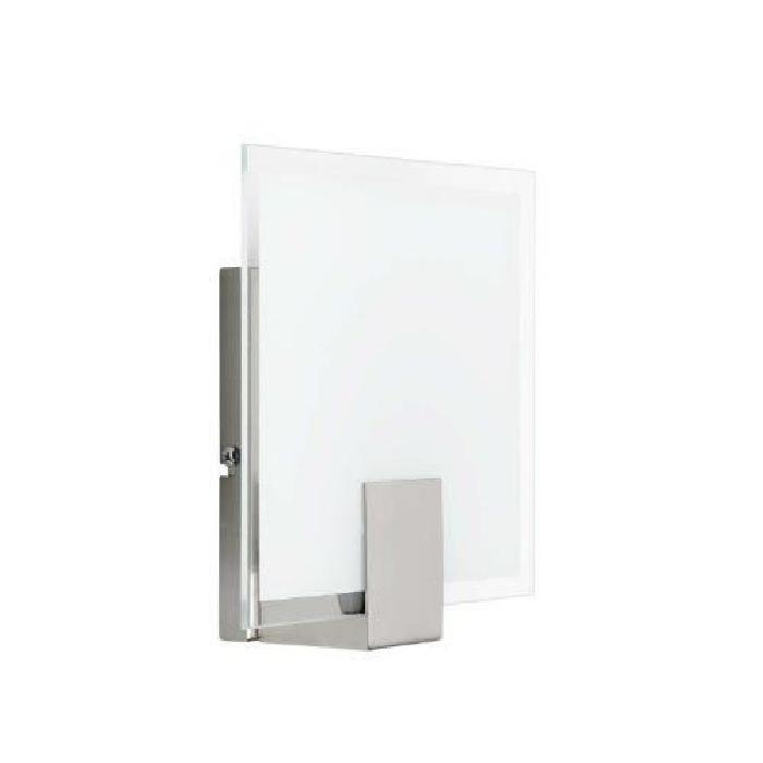 Applique murale carrée Sonian E14 40W acier