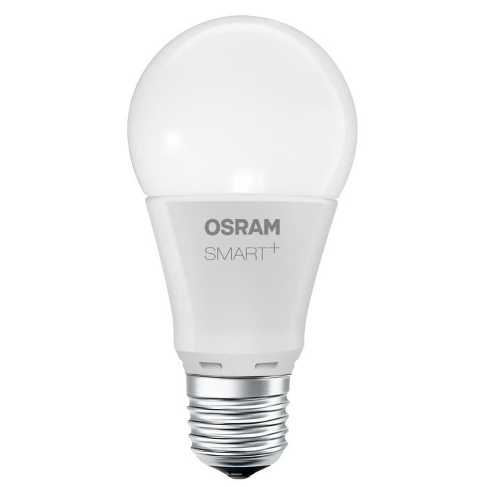 OSRAM SMART+ Ampoule connectée LED E27 10 W équivalent a 60 W dimmable du blanc chaud au blanc froid