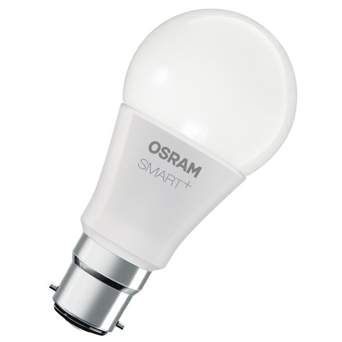 OSRAM SMART+ Ampoule connectée LED B22 10 W équivalent a 60 W couleur RGBW