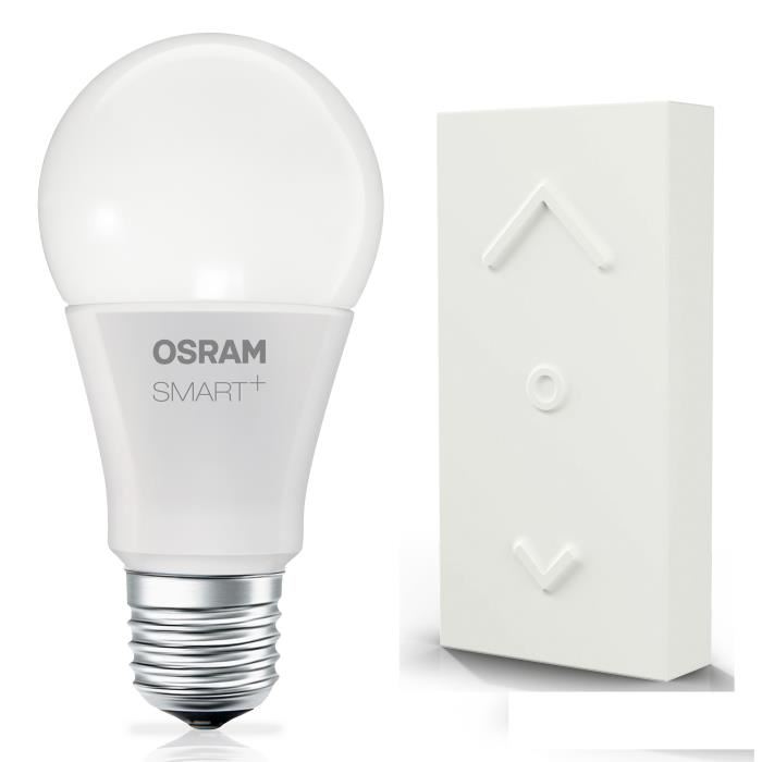 OSRAM SMART+ Kit Color Switch Mini avec ampoule connectée LED E27 couleur RGBW et télécommande