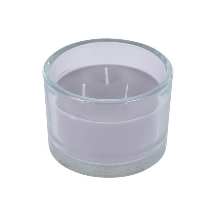 Bougie verrine parfumée - 12 x h 8,5 cm - Musc