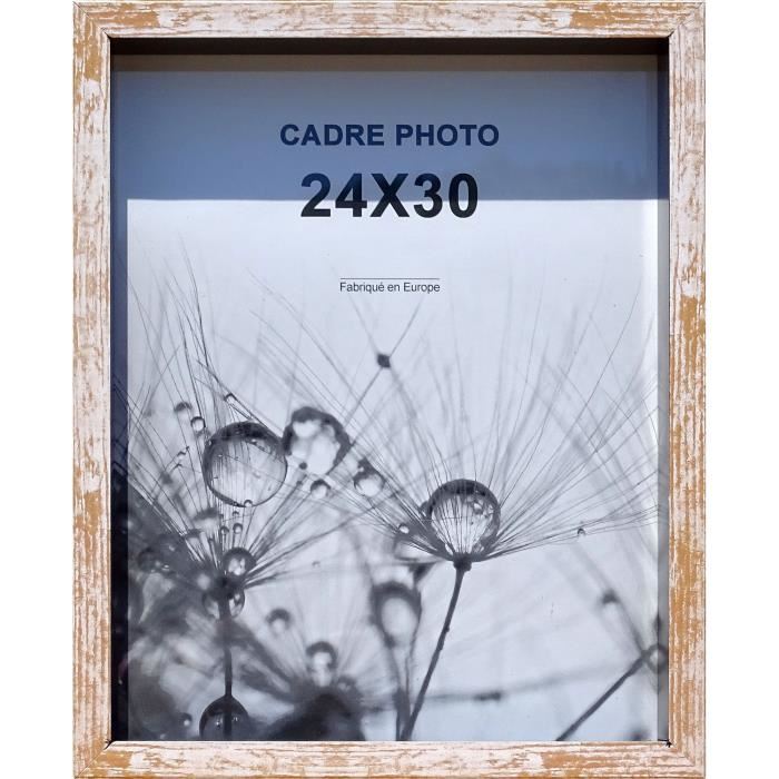 Cadre photo Coffre Harry 24x30 cm Miel