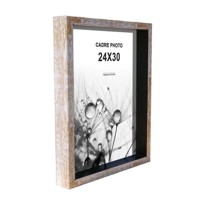 Cadre photo Coffre Harry 24x30 cm Miel