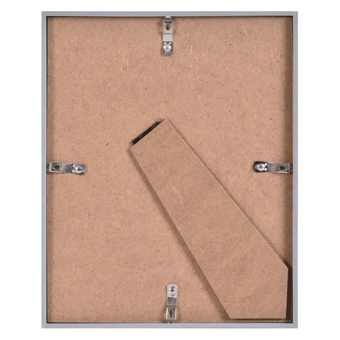 Cadre photo 13x18 cm plastique Argent