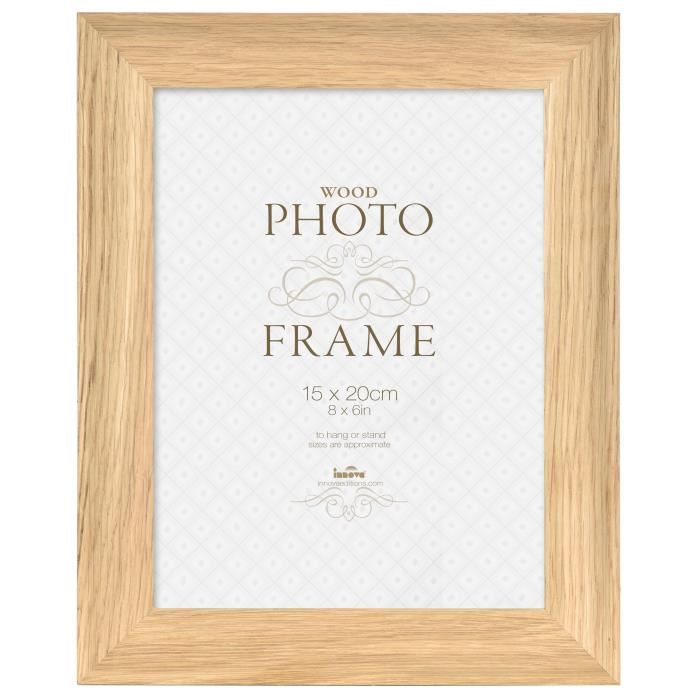 Cadre photo Studley - Bois - 15 x 20 cm - Naturel