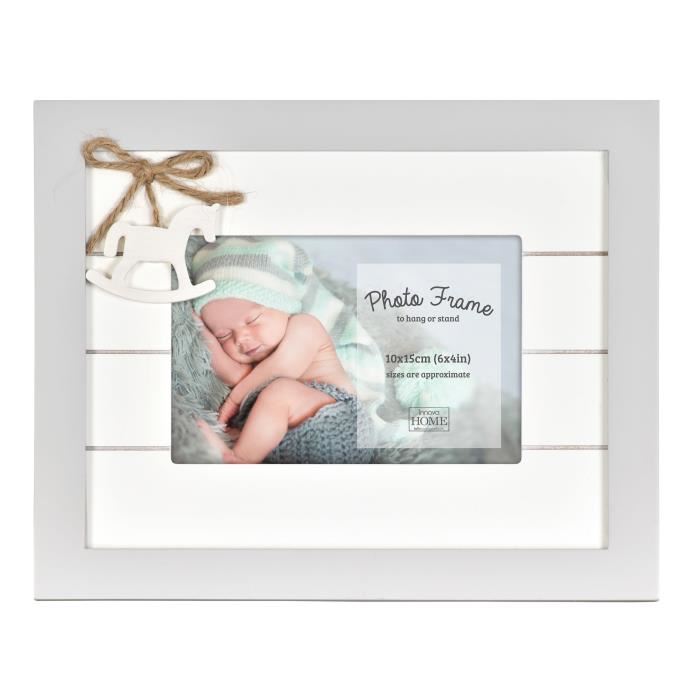 BABY AMORE Cadre photo triple 10x15 cm bois