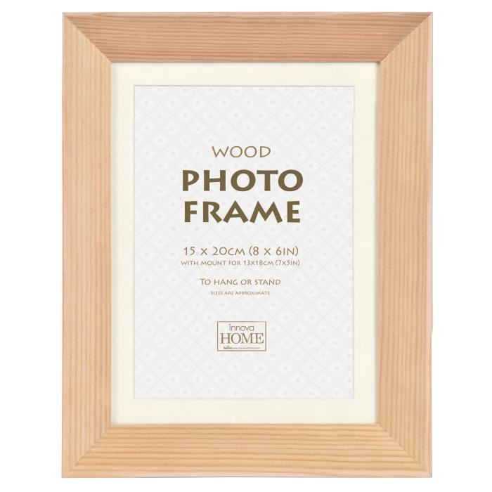 Cadre photo Deep Set - Bois - 15 x 20 cm - Naturel