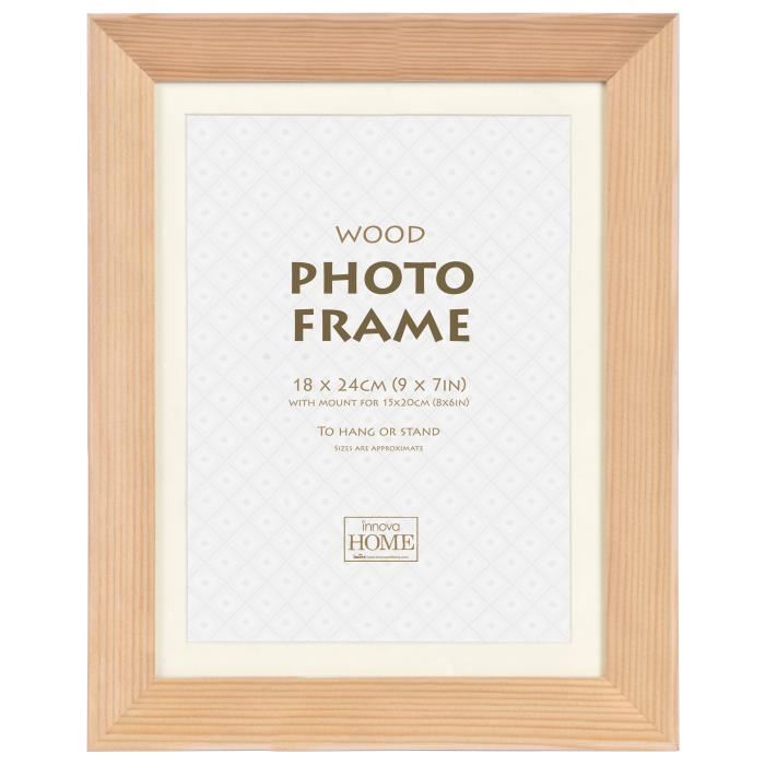 Cadre photo Deep Set - Bois - 18 x 24 cm - Naturel