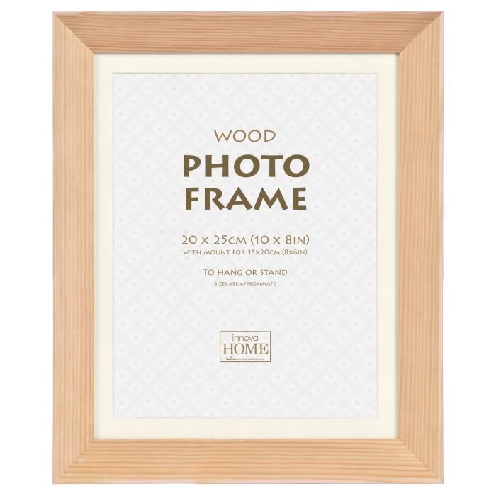 Cadre photo Deep Set - Bois - 20 x 25 cm - Naturel