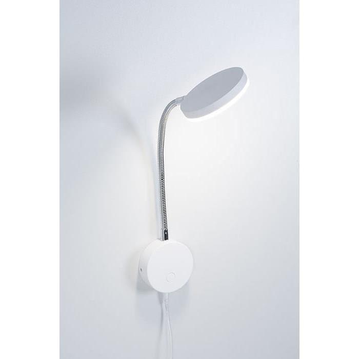 FINN Applique en métal LED L8,5 x 47,5 cm Blanc