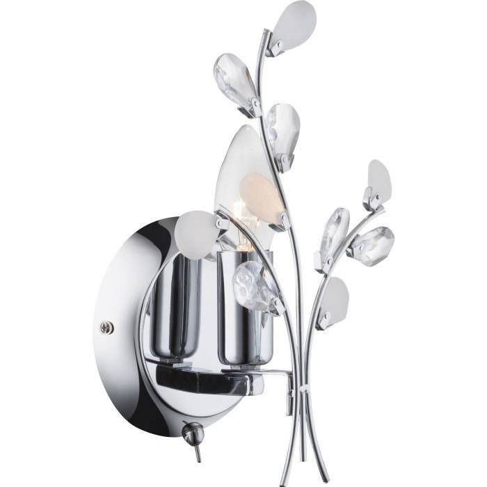 GLOBO Applique L10 x l17 x h25 cm - Chrome