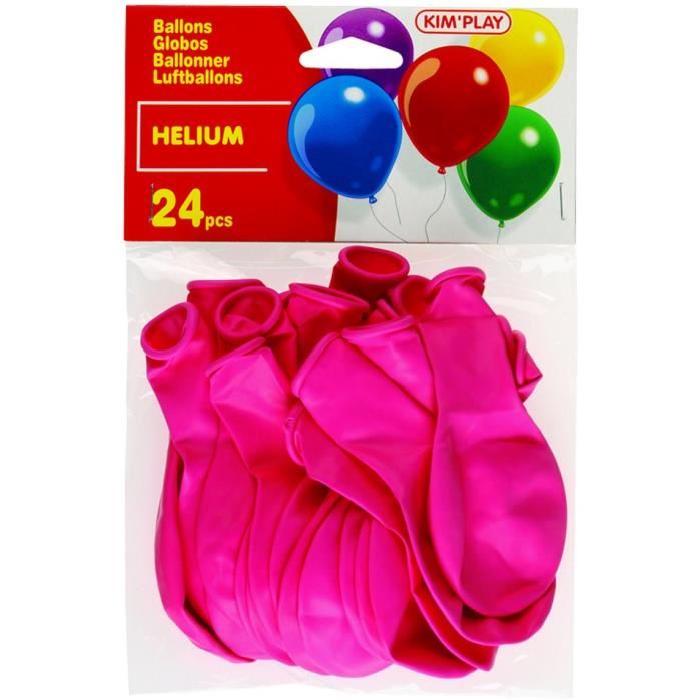 KIMPLAY 24 ballons a hélium - Rose
