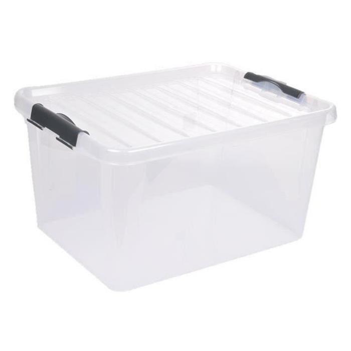 CODICO Boîte de rangement Clip Box Light 8 L 33x22,5x16 cm transparent