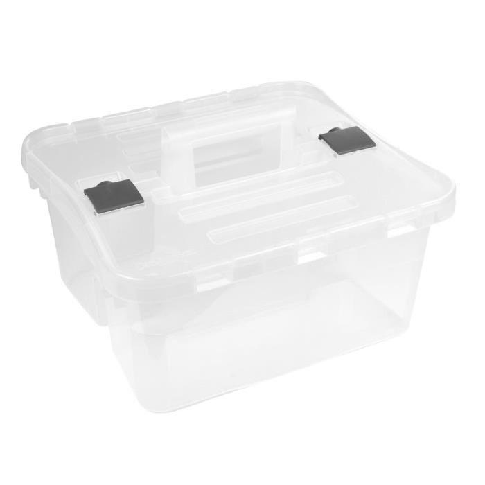 CODICO Boîte de rangement Caddy Box 38x35x36 cm transparent