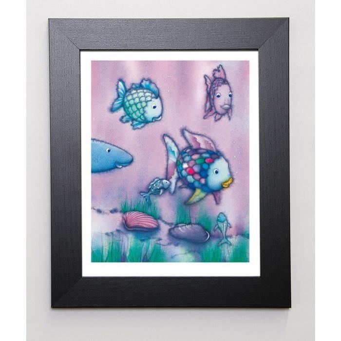 PFISTER Image encadrée The Rainbow Fish II 31x37 cm Violet