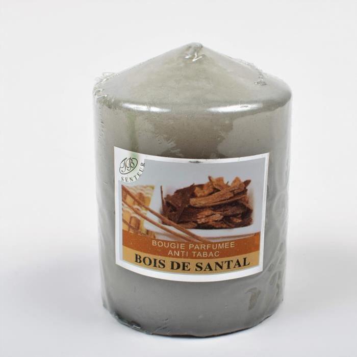 Bougie parfumée Bois de santal - 7.5 x10cm