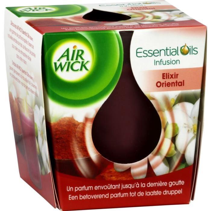 AIR WICK Bougie huile essentiel elixir orient